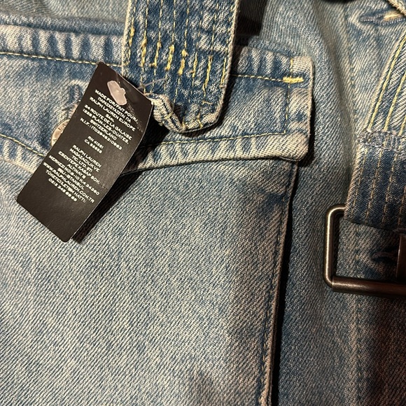 Ralph Lauren belted denim field jacket. Completely new size large or 10/12 - Picture 4 of 4